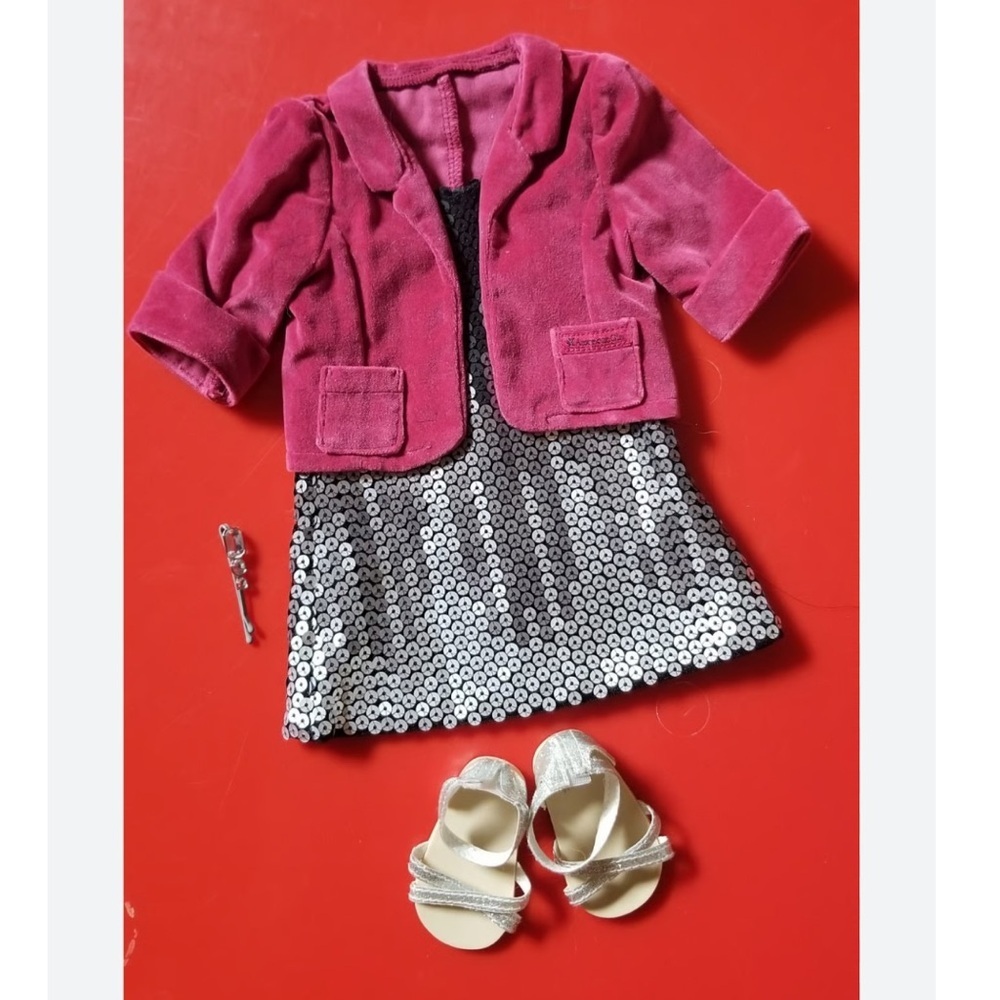 American girl Tenney Grant sparkling performance outfit NWT in box